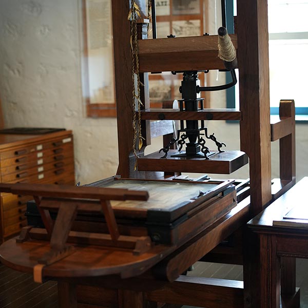 image of hale pa'i printing press museum 